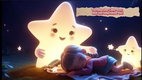 Twinkle, the Little Star, and the Inquisitive Girl #bedtimestorytime #twinkletwinklelittlestar
