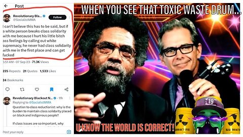 Jimmy Dore uses Cornel West as his left wing exit strategy and shows RBN The world is correct! Pt. 2