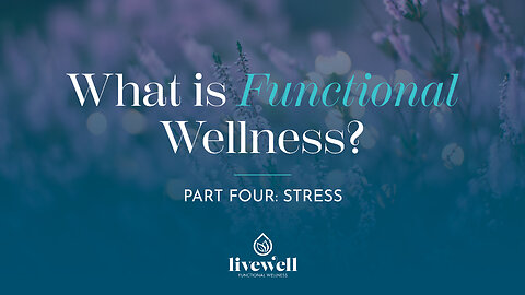 What is Functional Wellness | Part Four - Stress as a Trigger