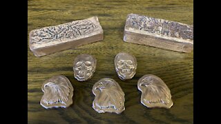 Hand Pouring Copper Skulls, Eagles, and Ingots