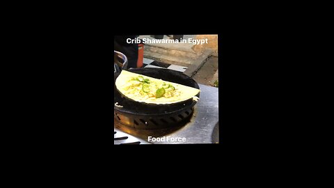 Crib chicken shawarma in Egypt