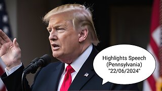 President Donald Trump Speech ❤️🔥 (Highlights) 2024 (Pennsylvania) 22/06/2024