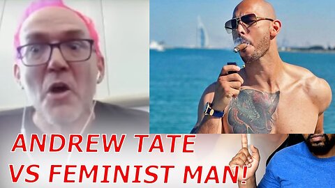 Andrew Tate Destroys Crazy Pink-Haired-Feminist In Heated Debate.