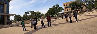 Texas A&M: Business Suited Heckler, Christian Students Pray For Me, Hypocrites Help Me Draw A Small Crowd