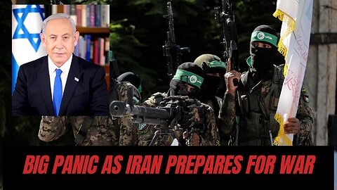 Big panic as Iran prepares for war whit the US and Israel.