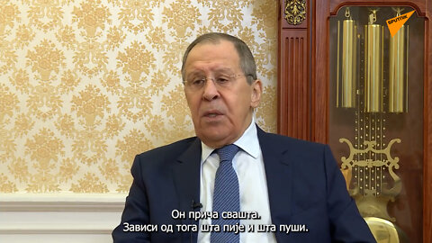 Lavrov: Zelenski priča svašta, zavisi šta pije i šta puši