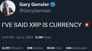 XRP Ripple to $589, SEC ADMITS XRP is CURRENCY not a SECURITY, GARY GENSLER SAYS HIMSELF...