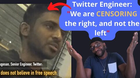 Breaking: Twitter Sr. Engineer Admits in Undercover Footage: "Twitter Doesnt Believe in Free Speech"