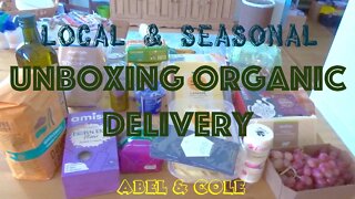 Unboxing Organic Delivery Ingredients I Use In My Recipes #6 Local Seasonal Vegetarian Vegan Healthy