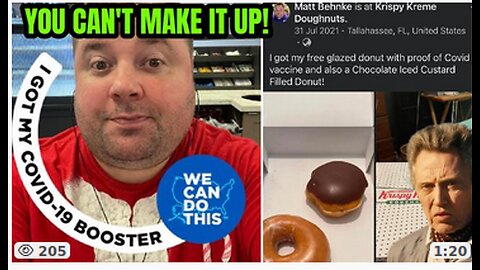 BLOOD CLOTS, YES ... BUT AT LEAST HE GOT SOME FREE DOUGHNUTS? 🤯🤡🤪🤣