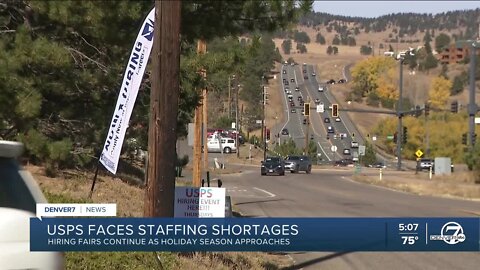 USPS facing staffing shortages, hosting hiring fairs across Colorado