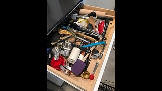 mDesign Metal Farmhouse Kitchen Cabinet Drawer Organizer Basket Tray, Shallow Storage Bin for C...