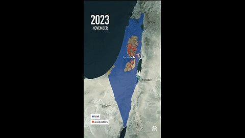 Through the years 1937-2023 how Israel 🇮🇱 has changed the land in Palestine 🇵🇸