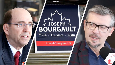 Conservative leadership hopeful Joseph Bourgault comes to Airdrie, Alberta