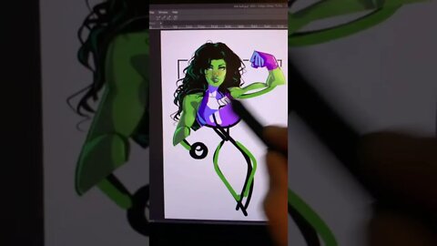 She-hulk art #shorts