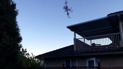 Guy Learning To Fly Drone the Hard Way