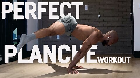 Perfect Planche Workout (Follow Along)