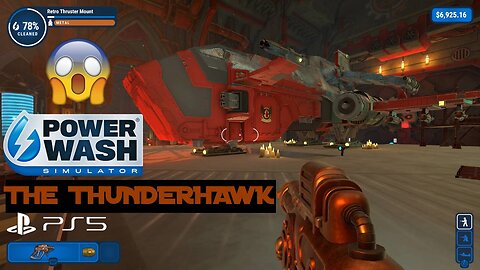 Power Wash Simulator PS5 - The Beast AKA Thunderhawk DLC 🔫