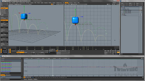 Lightwave3D Bounce Animation Tutorial Pt3