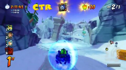 Polar Pass CTR Challenge Gameplay - Crash Team Racing Nitro-Fueled (Letter Locations)