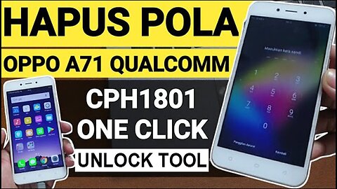 Cara ByPass Pola atau PIN Oppo A71