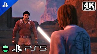 (PS5) Bode Betrays Cal & Kills Jedi Master Eno Cordova Scene - Star Wars Jedi Survivor (4K 60fps)