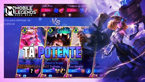 USEI EDITH COM ESSE EMBLEMA E É SIMPLESMENTE INSANO | Mobile Legends