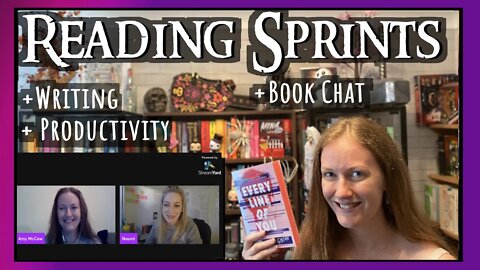 LIVE READING SPRINTS + guest author Naomi Gibson ~ join us for book chat with reading / productivity