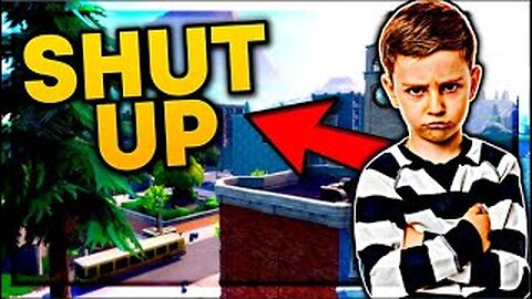 This Kid Got MAD at me In FORTNITE
