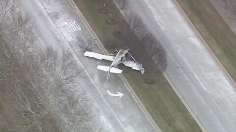 Emergency landing and crash on Stellantis property in Auburn Hills