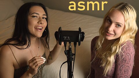Satisfying ASMR Ear Licking Sounds - Aurua and Muna ASMR - The ASMR Collection