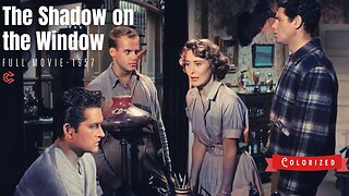 The Shadow on the Window 1957 | Film Noir Crime | Colorized | Full Movie | Philip Carey