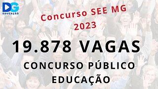 Concurso Público Educação / SEE MG 2023