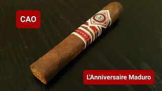 CAO L'Anniversaire Maduro cigar review