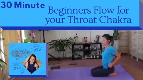30 Minute Beginners Yoga for your Throat Chakra