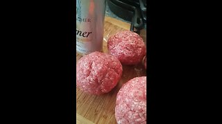 Beer can burgers start to finish 🔥🔥