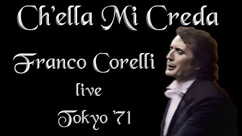 Franco Corelli Ch'ella Mi Creda (La Fanciulla Del West) Tokyo 1971 With English Subtitles