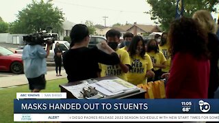 Thousands of masks distributed to National City students