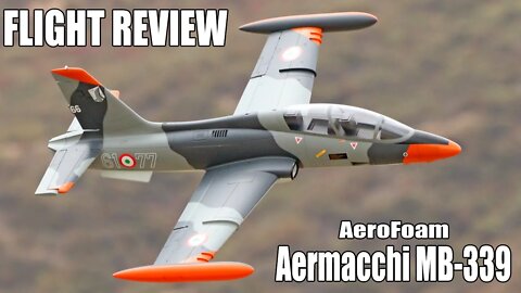 Assembly & Flight Review - AeroFoam MB-339 105mm EDF Jet