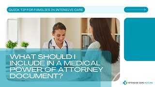 What Should I Include in a Medical Power of Attorney Document?
