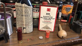 12 Gauge Pheasant Load With Black Powder And Paper Hulls