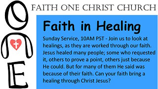 Faith in Healing