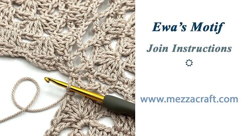 Ewa's Motif - Granny Square Crochet Join (JAYG)