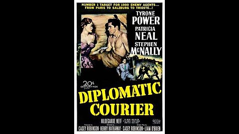 Diplomatic Courier 1952 Tyrone Power & Hildegarde Neff