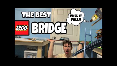 How-to: LEGO City Train Bridge MOC | Strong LEGO Bridge Design