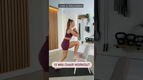 Reduce Belly Fat At Home In 10 Minutes Chair Workout - ShortToon - #shorts