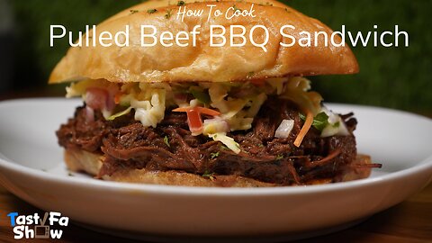 How To Cook TastyFaShow's Homemade Pulled Beef BBQ Sandwich Recipe