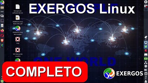 EXERGOS RED Hybrid GNU Linux. Distribuição com MUITAS Ferramentas e Aplicativos