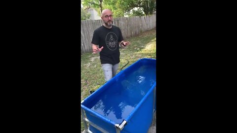 What happens when you test the water!