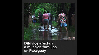 Inundaciones afectan a miles de casas en Asunción